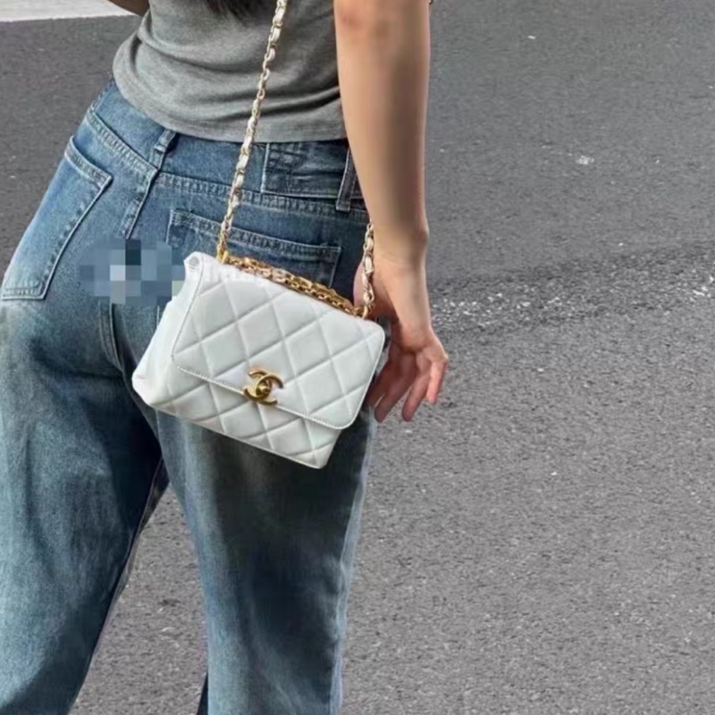 【99%新 ✨ 全新帶膜 全網最低價!】Chanel 方胖子 白金 經典保值 特別款-6