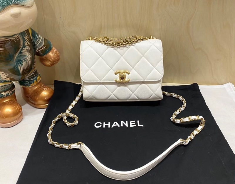 【99%新 ✨ 全新帶膜 全網最低價!】Chanel 方胖子 白金 經典保值 特別款-1