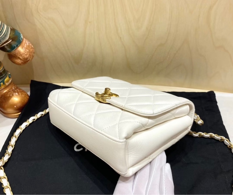 【99%新 ✨ 全新帶膜 全網最低價!】Chanel 方胖子 白金 經典保值 特別款-4