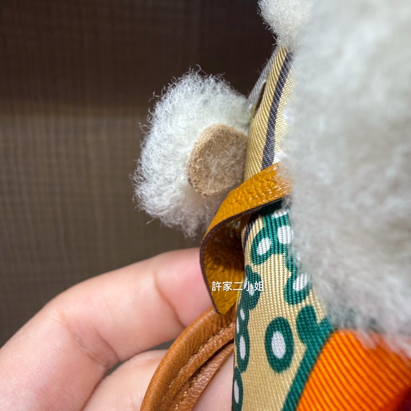 Hermes 99新 閒置 Budy charm 狐狸梗犬-5