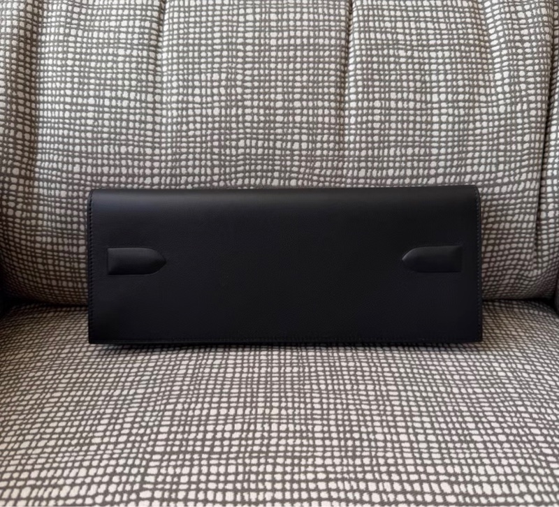 Hermes愛馬仕Birkin Shadow Cut幻影系列手包，黑色Swift皮，U刻-1