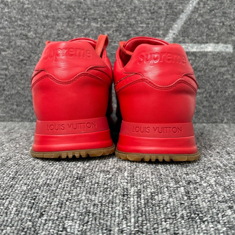 LV 紅色皮面運動鞋 40.5碼-2