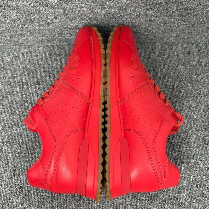 LV 紅色皮面運動鞋 40.5碼-5