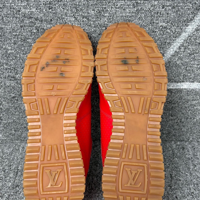 LV 紅色皮面運動鞋 40.5碼-7
