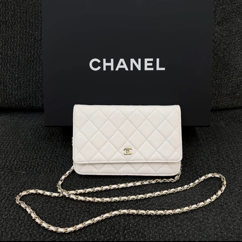 【95%新 ✨ 全網最低價！】Chanel Woc白金荔枝皮 保值款-0