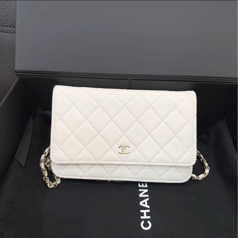 【95%新 ✨ 全網最低價！】Chanel Woc白金荔枝皮 保值款-1