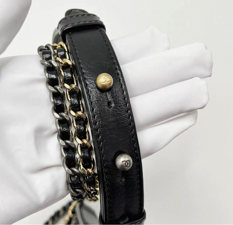 【95%新 ✨ 全網最低價!檢漏價!】Chanel 流浪包小號 黑白毛呢仙氣飄飄-13