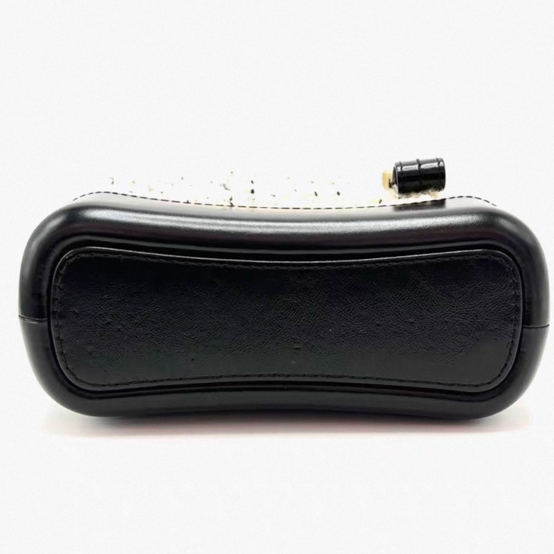 【95%新 ✨ 全網最低價!檢漏價!】Chanel 流浪包小號 黑白毛呢仙氣飄飄-14