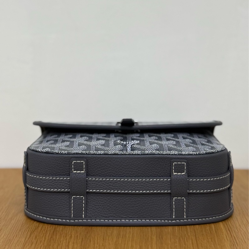 ✨ Goyard Belvedere PM 郵差包｜ 灰色-6