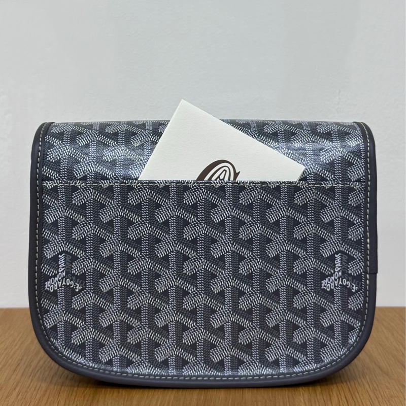 ✨ Goyard Belvedere PM 郵差包｜ 灰色-8