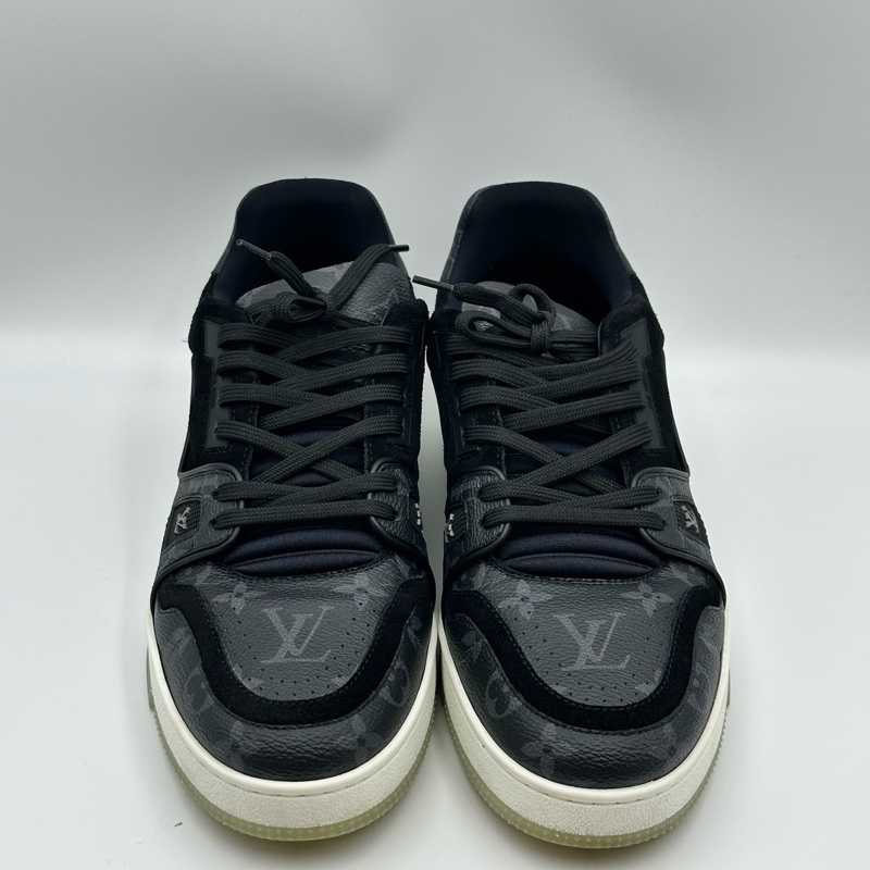 路易威登Lv TRAINER 黑色LV老花版運動鞋 41碼-0