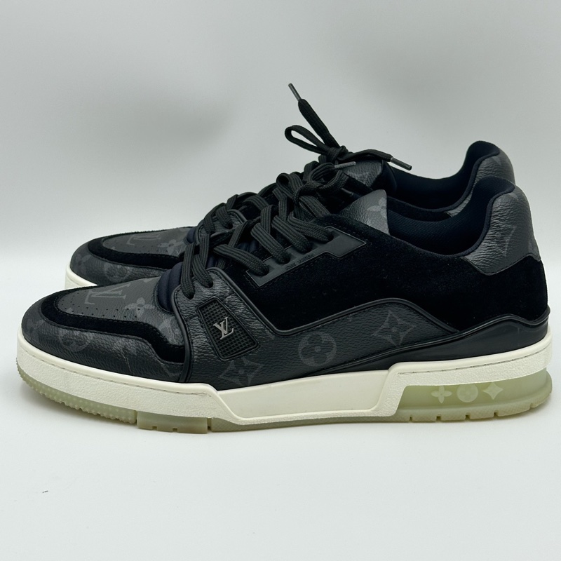 路易威登Lv TRAINER 黑色LV老花版運動鞋 41碼-2