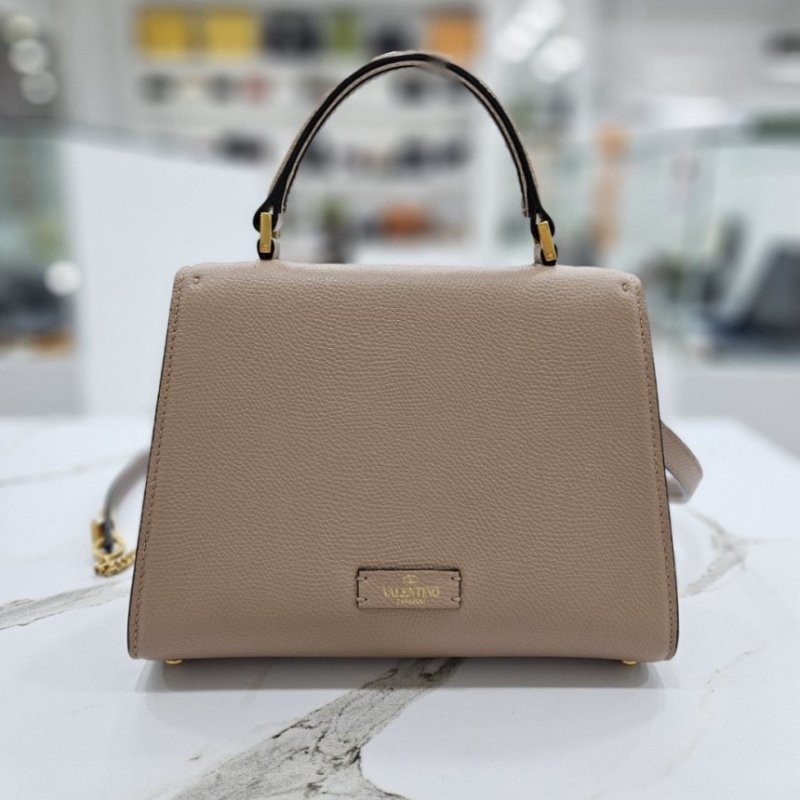 🎊佳節特賣🎁Valentino Garavani VSLING 小號手提肩背包 粉色-6