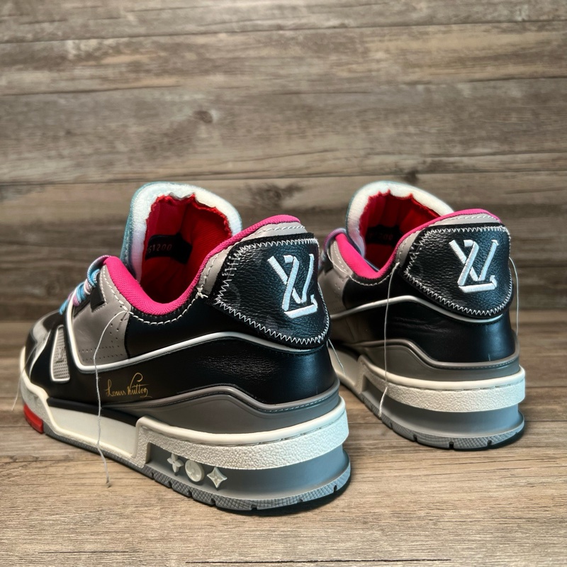 LV Trainer秀款 黑粉 黑灰粉 UK6.5碼 40.5碼-10