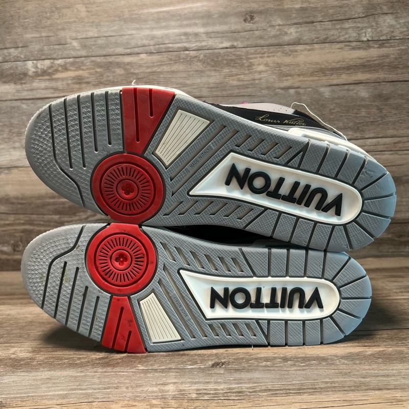 LV Trainer秀款 黑粉 黑灰粉 UK6.5碼 40.5碼-12