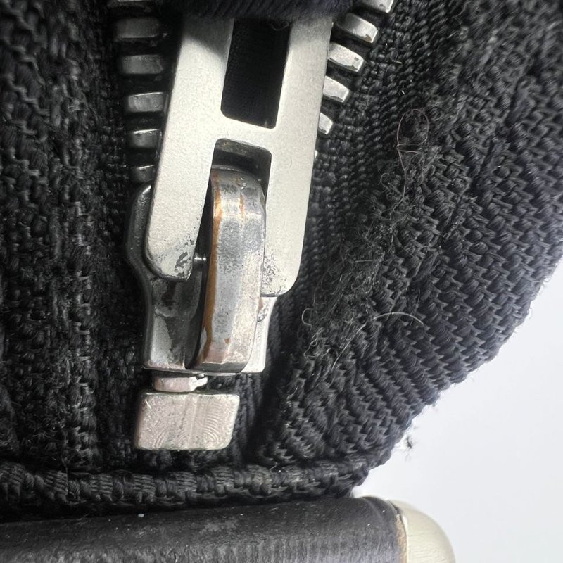 路易威登黑色帆布配皮單肩斜背兩用包-16