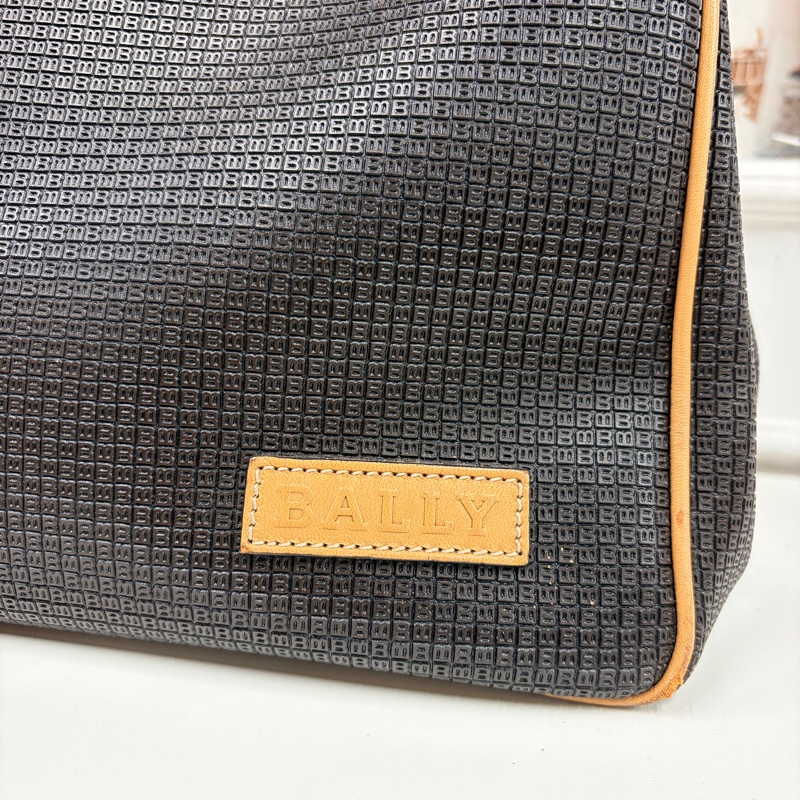 Bally Birkin款手袋 腋下包 手提包 真皮 意大利製 男女適用-6