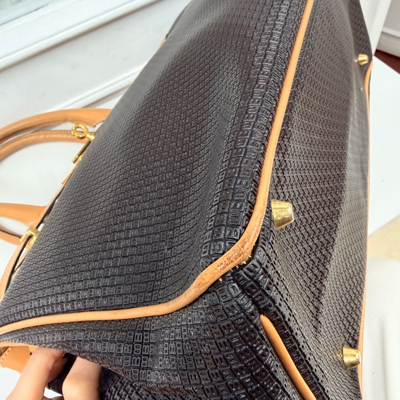 Bally Birkin款手袋 腋下包 手提包 真皮 意大利製 男女適用-9