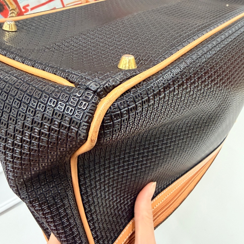 Bally Birkin款手袋 腋下包 手提包 真皮 意大利製 男女適用-10