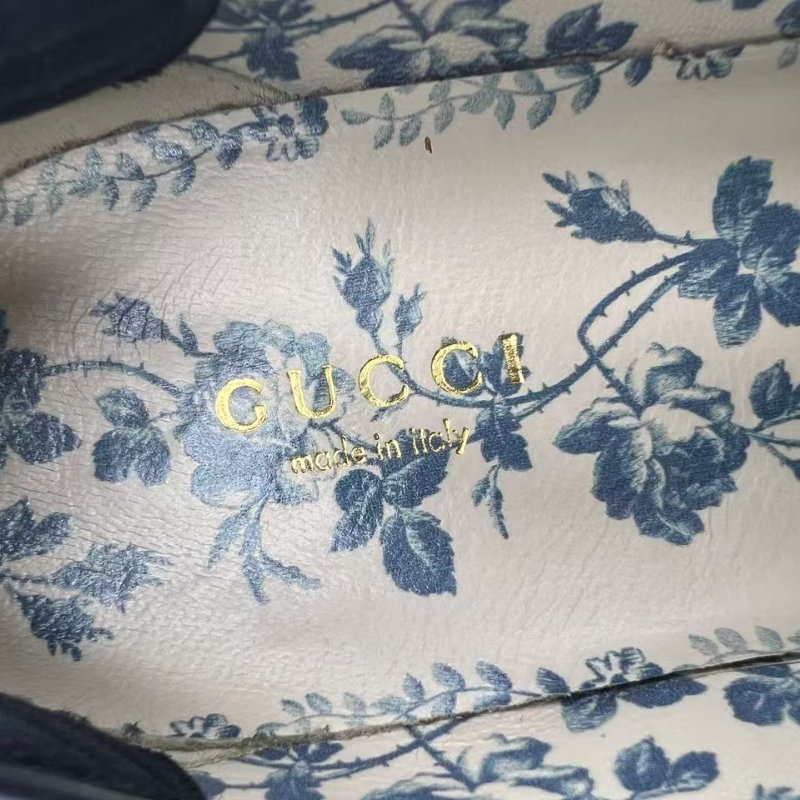 GUCCI 黑色皮革馬銜釦厚底樂福鞋-9