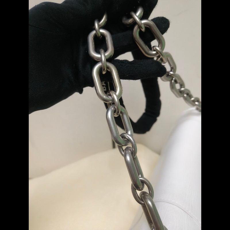 ‼️年前限時特賣‼️(原28800)至1/25⏰【8成新】㊣✨BALENCIAGA✨巴黎世家 白色 沙漏包 牛皮 鎖鏈 背帶 肩背包 腋下包 鏈條包/二手包/二手精品/保證正品🌳二手樹屋🌳-28