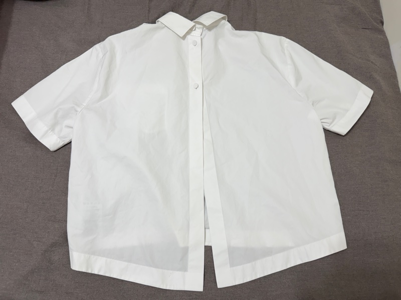 Gucci 壓花棉府綢襯衫-8