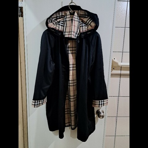 日本二手／BURBERRY LONDON 連帽風衣／男女同款