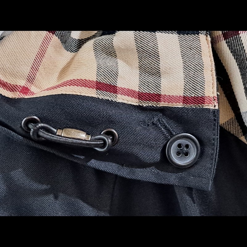 男女同款／BURBERRY連帽時尚風衣-12