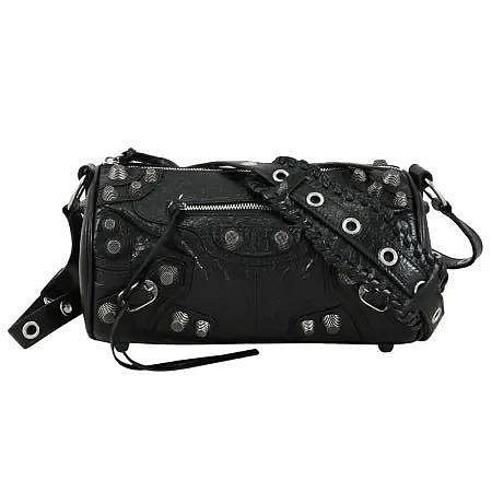 BALENCIAGA 新款 le Cagole 黑色 肩背包 斜背包 側背包 圓筒包全新購入67900   割愛42900 有防塵套紙袋-3