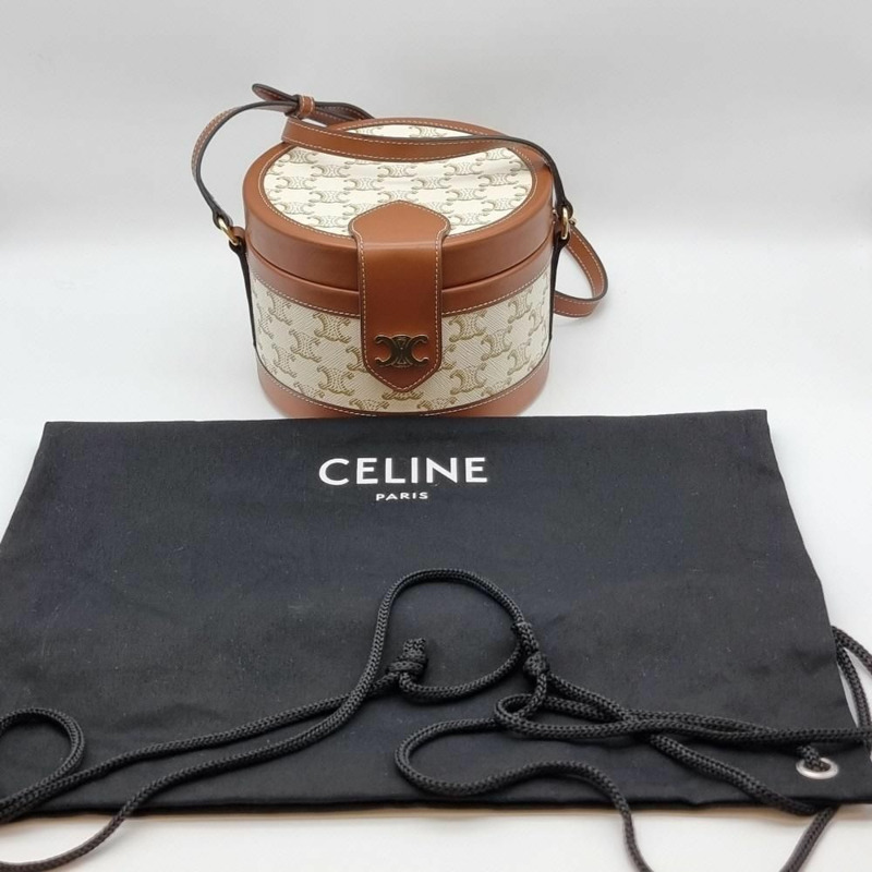 【包稅】CELINE Triopé Tambour 水桶包斜背包-7
