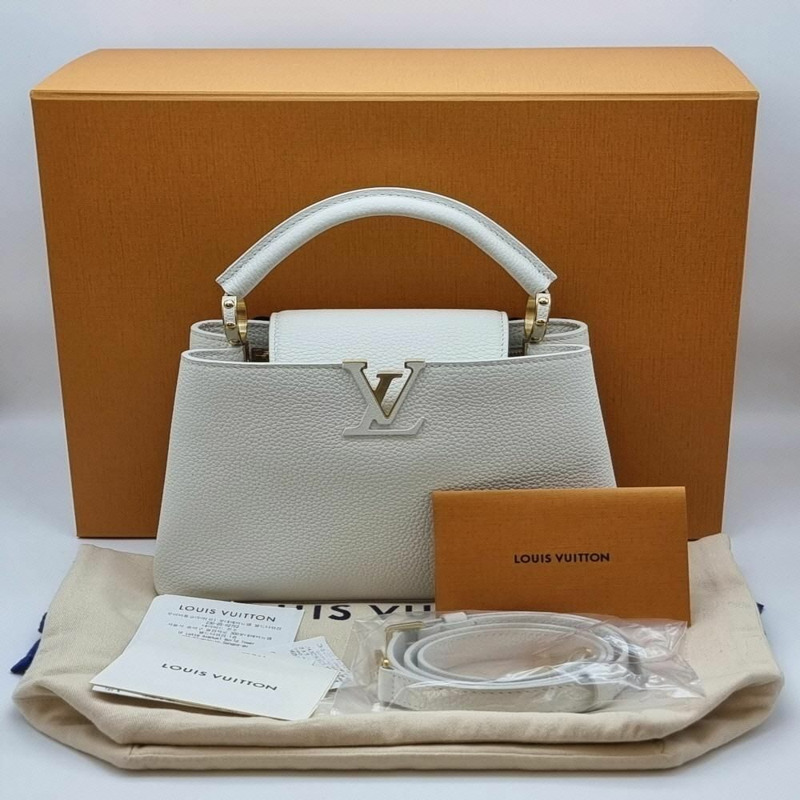 【包稅】LOUIS VUITTON 全新 Capucines BB 手提包和單肩包-4