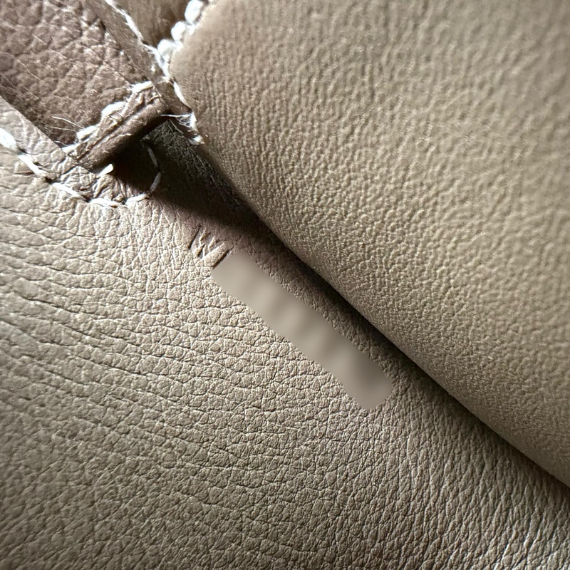 Hermes mini jypsiere 18大象灰銀釦 evercolor皮 W刻-19