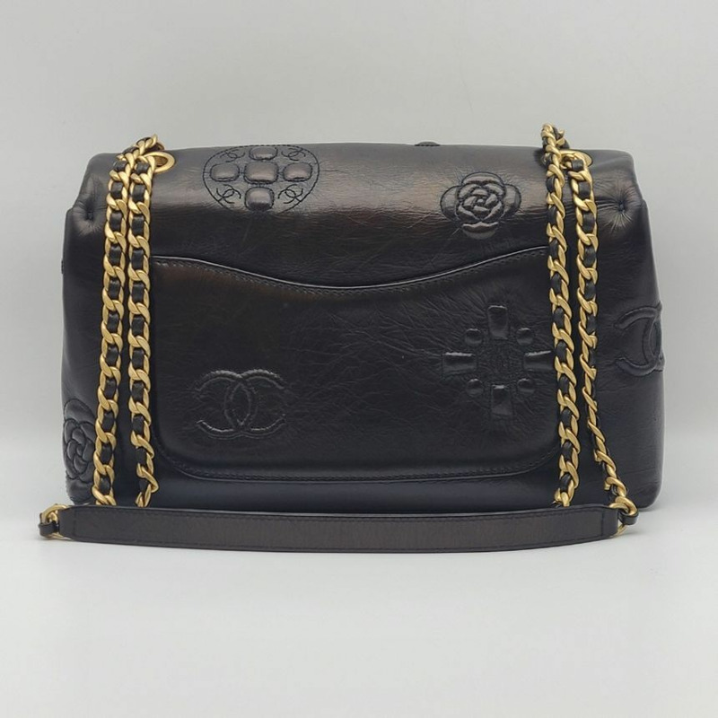 【包稅】CHANEL CC山茶花翻蓋斜背包-6