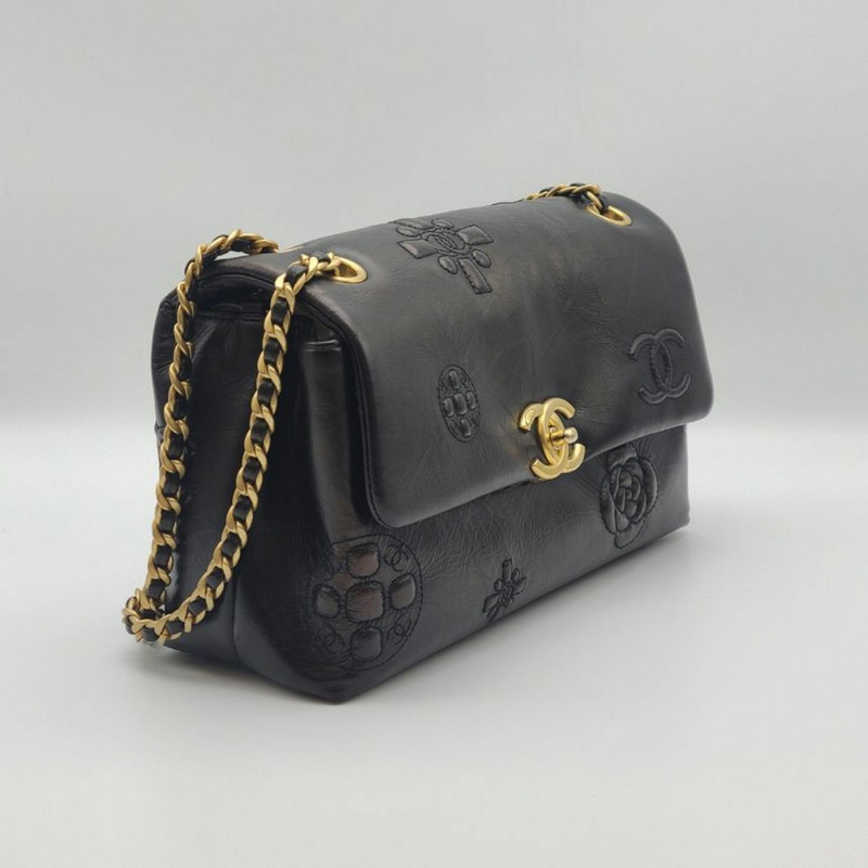 【包稅】CHANEL CC山茶花翻蓋斜背包-7