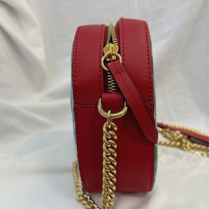 GUCCI花卉鏈條斜背包-1