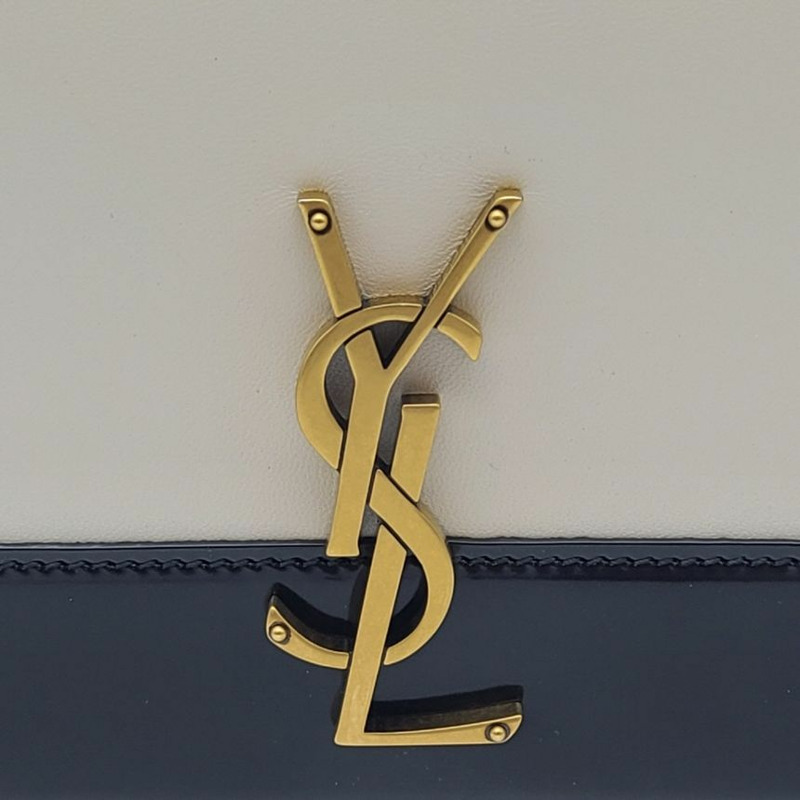 【包稅】SAINT LAURENT 雙色凱特包-5