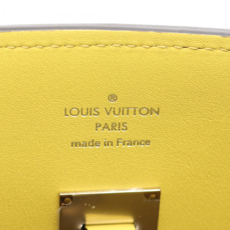 路易威登 Mila PM 手提包，皮革，女士，黃色，Vert Acid，M51446-3