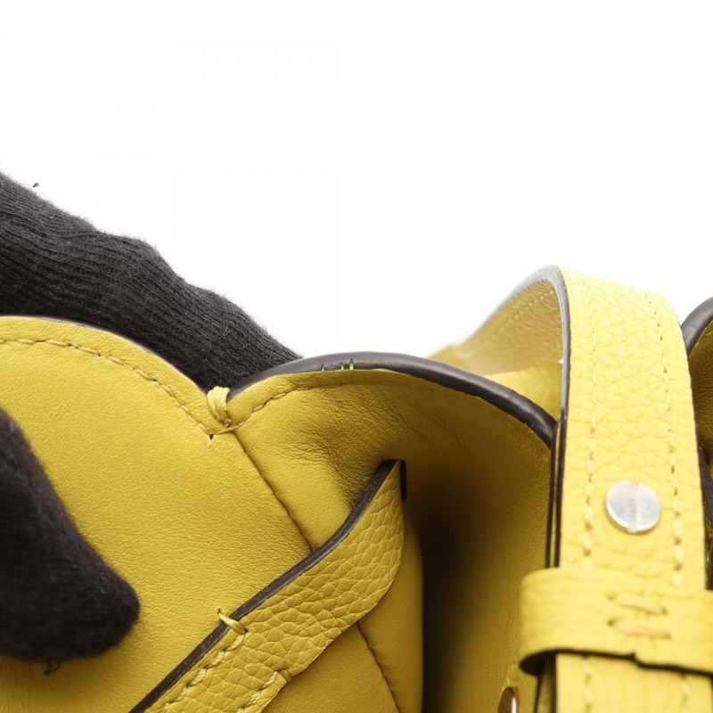 路易威登 Mila PM 手提包，皮革，女士，黃色，Vert Acid，M51446-7