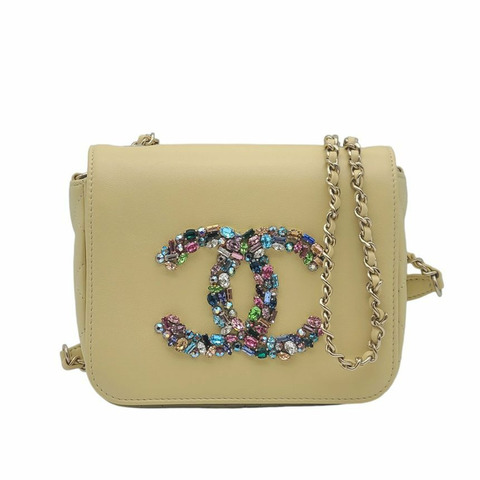 CHANEL CC Logo 黃色季節限定包