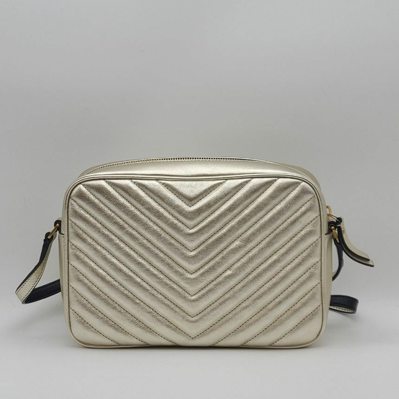 【包稅】SAINT LAURENT 絎縫 Lu 相機斜背包 A110635-6