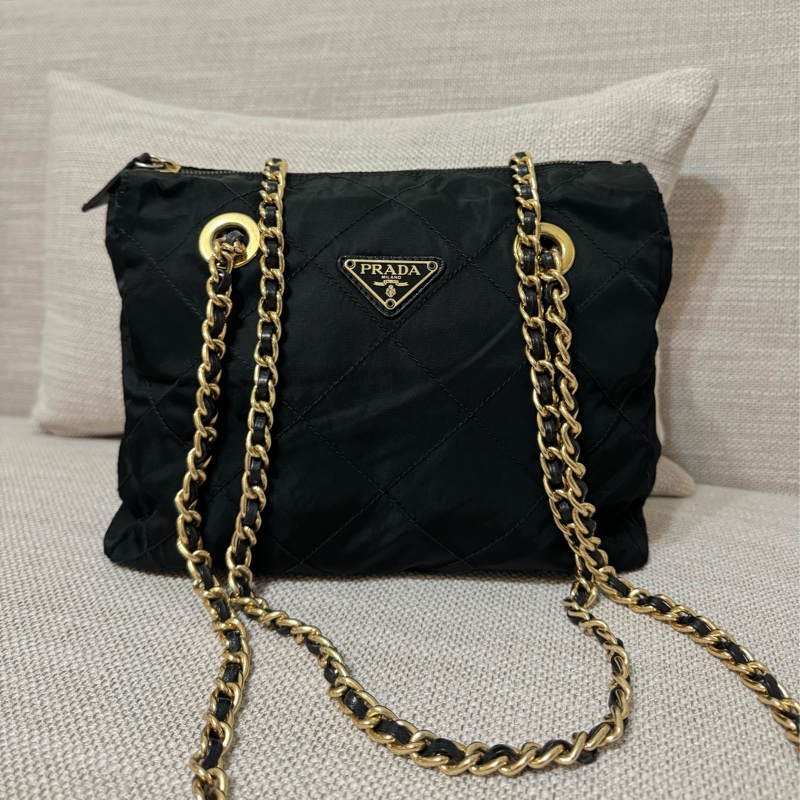 新上架🖤PRADA降落傘流浪托特包中號25尺寸🖤有防塵袋/流浪包/托特包/鏈條包/肩背包/斜背包-6