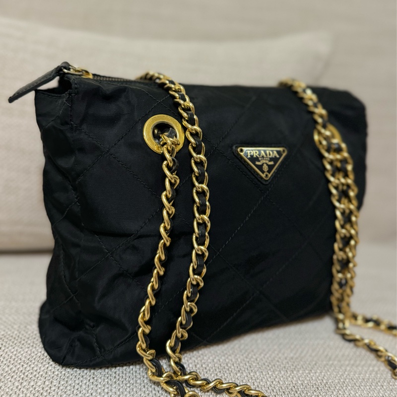 新上架🖤PRADA降落傘流浪托特包中號25尺寸🖤有防塵袋/流浪包/托特包/鏈條包/肩背包/斜背包-9