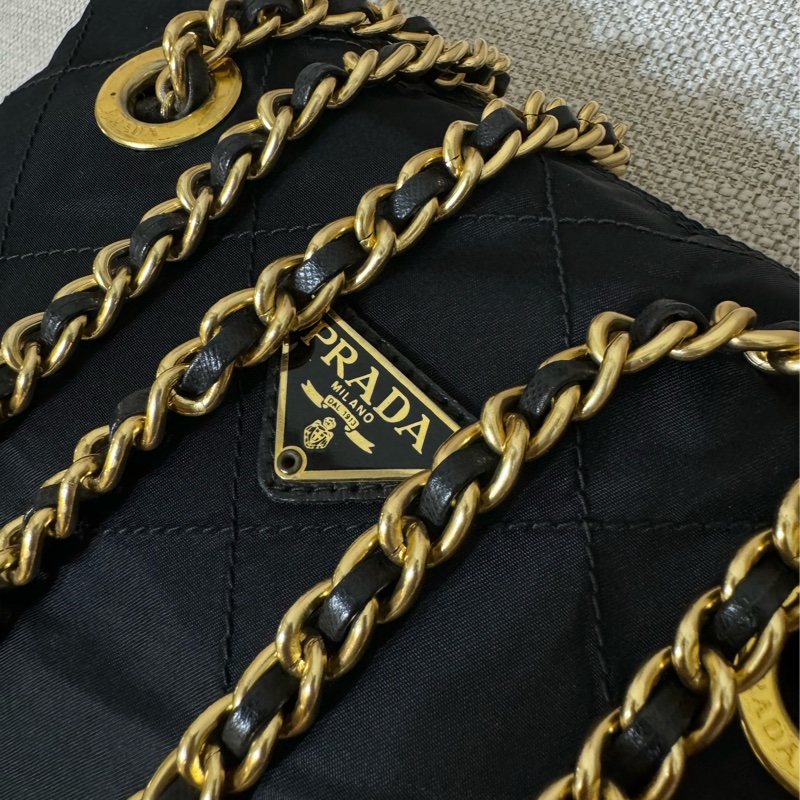 新上架🖤PRADA降落傘流浪托特包中號25尺寸🖤有防塵袋/流浪包/托特包/鏈條包/肩背包/斜背包-44