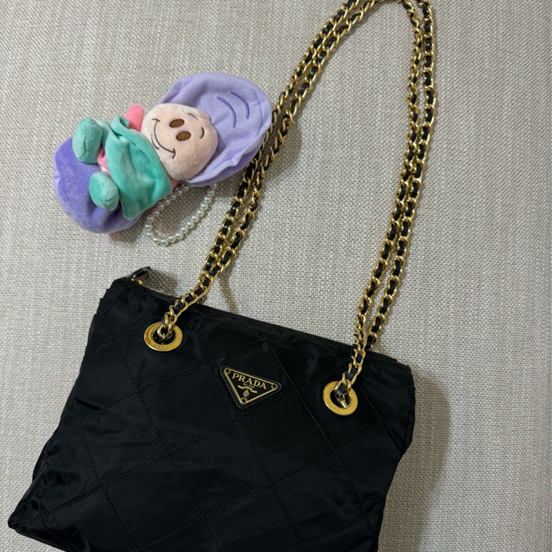 新上架🖤PRADA降落傘流浪托特包中號25尺寸🖤有防塵袋/流浪包/托特包/鏈條包/肩背包/斜背包-55