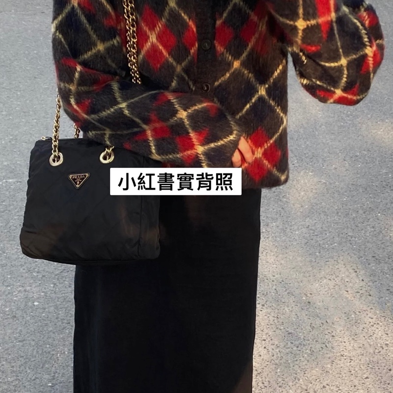 新上架🖤PRADA降落傘流浪托特包中號25尺寸🖤有防塵袋/流浪包/托特包/鏈條包/肩背包/斜背包-64
