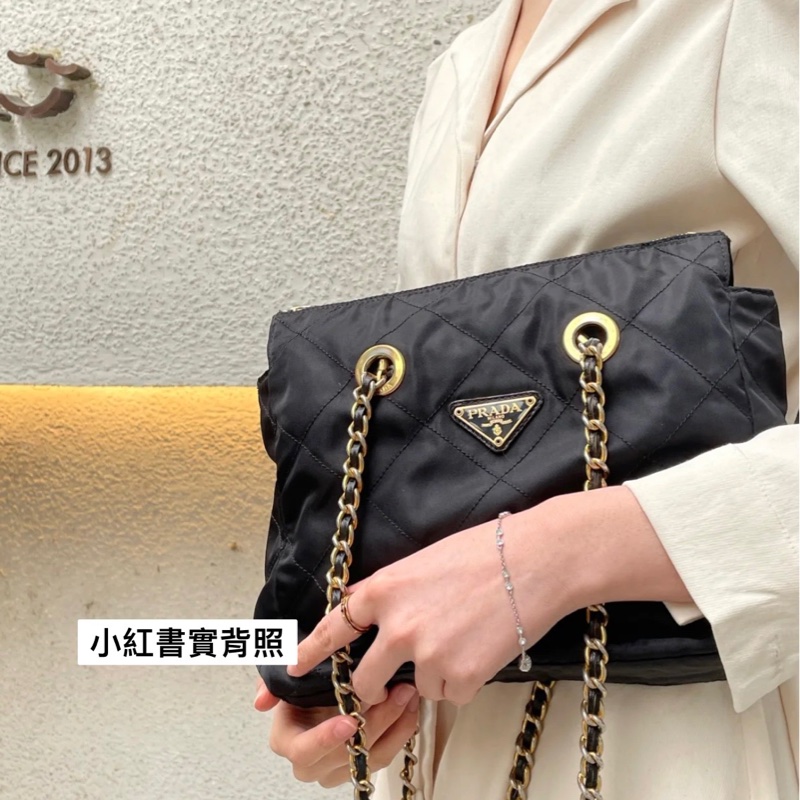 新上架🖤PRADA降落傘流浪托特包中號25尺寸🖤有防塵袋/流浪包/托特包/鏈條包/肩背包/斜背包-65