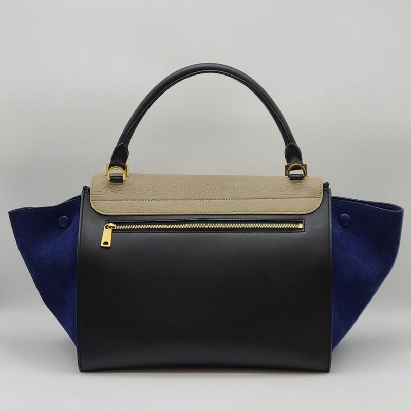 【包稅】CELINE 梯形翻蓋手提包-6