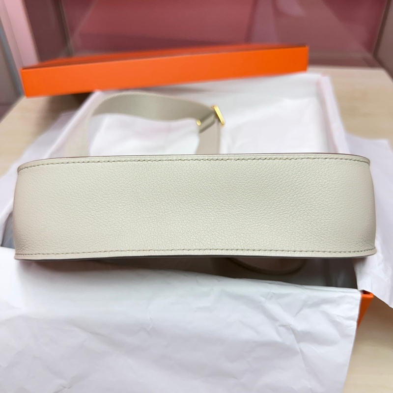 Hermes mini jypsiere 8L冰川灰金釦 evercolor皮/B刻-7