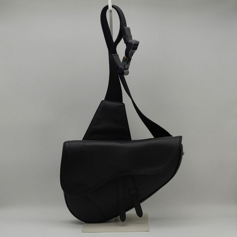 【包稅】DIOR 馬鞍皮單肩包-5