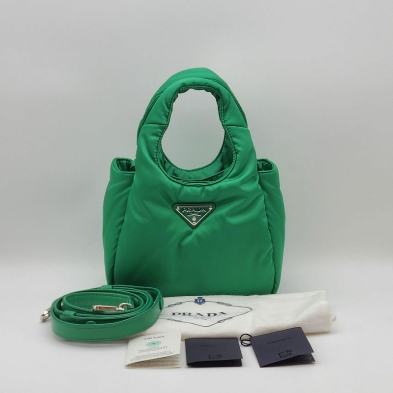 【包稅】PRADA 全新未使用軟墊尼龍迷你包-10